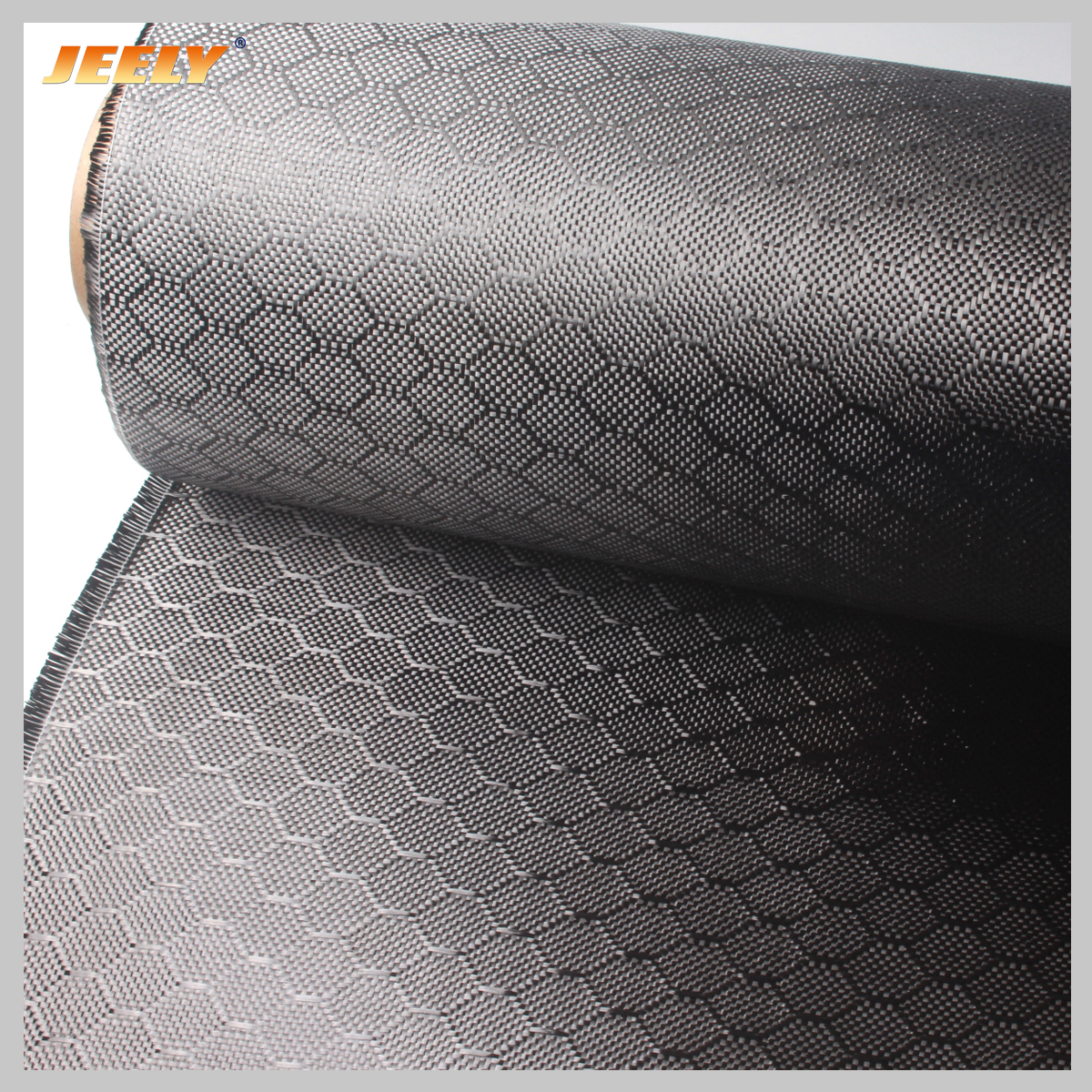 黑色 3K 240gsm 0.30mm 六角蜂窝碳纤维布
