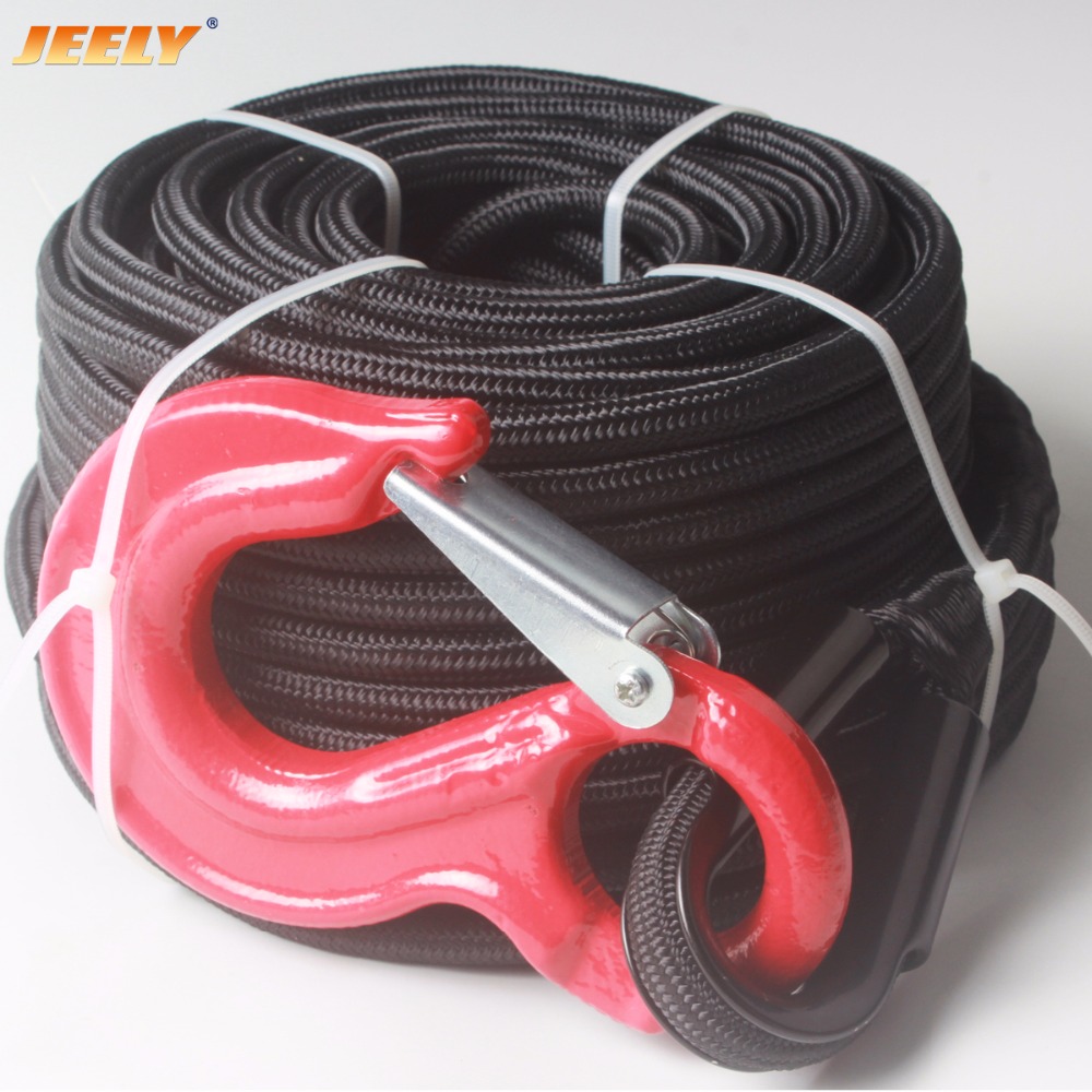 10mm * 30m UHMWPE纤维芯，带聚酯护套双编织绞车绳