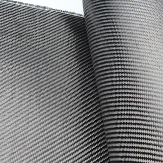 建筑加固 3K 45 度斜纹编织碳纤维布用于汽车扰流板建筑