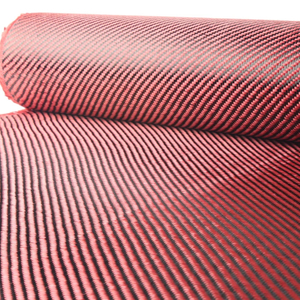 斜纹编织活性芳纶 1500D 和 3k 碳纤维布