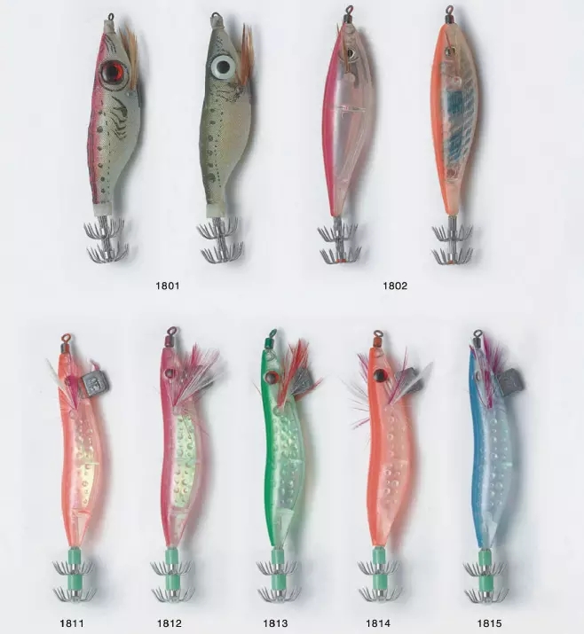 新日本式鱿鱼夹具，用于海上钓鱼诱饵